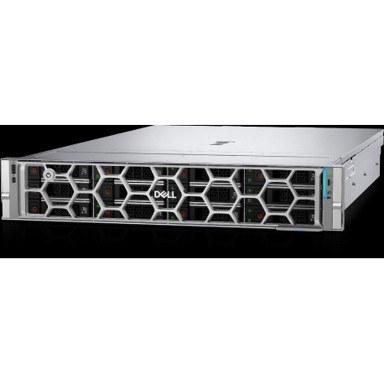 DELL poslužitelj PowerEdge R570 12×3.5" Xeon 6511P 2.3GHz 16C/32T 72MB cache 32GB RDIMM